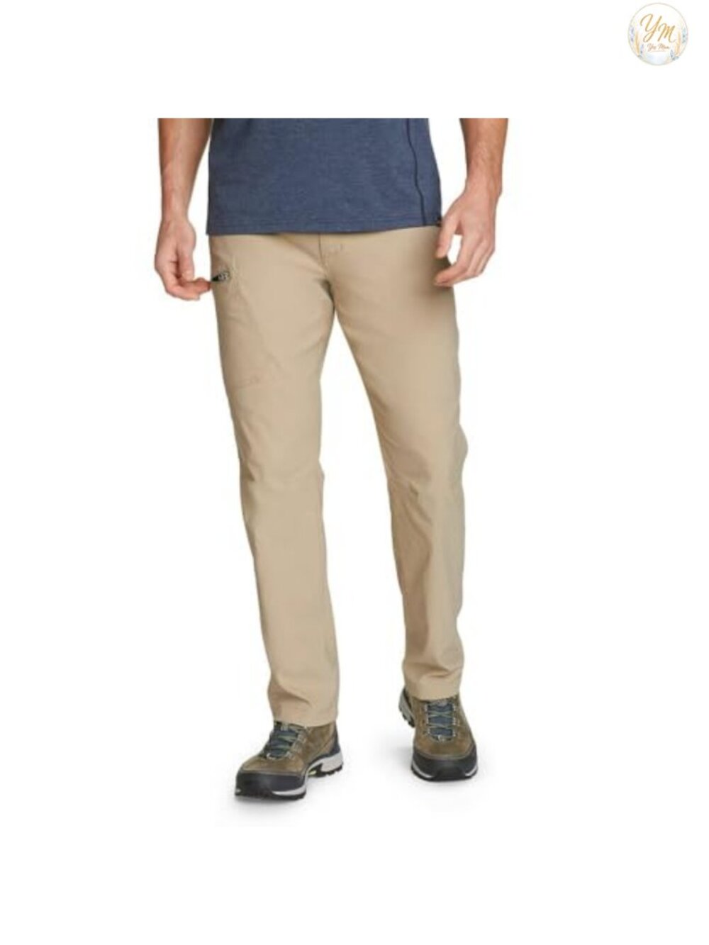 Men's Hiking Pants Cargo Straight Leg Nylon Stretch